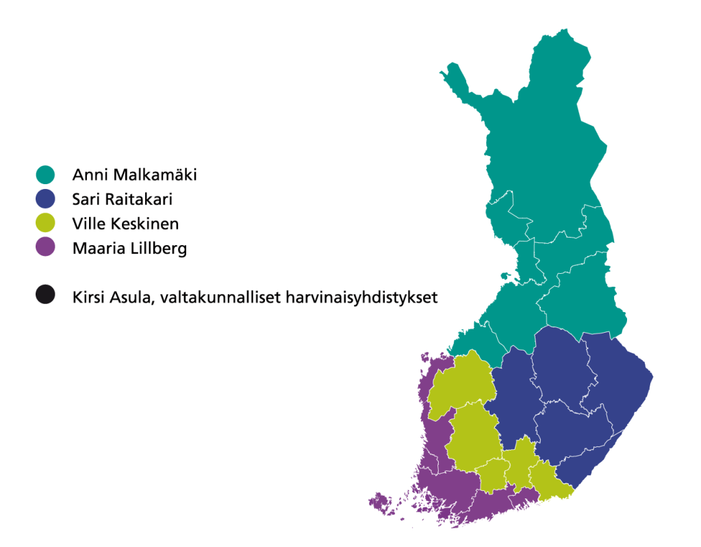 Neuroliiton järjestösuunnittelijat neuvovat ja tukevat jäsenyhdistyksiä yhdistystoiminnassa. 